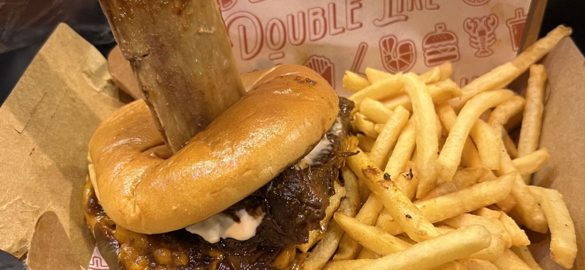 double like rib burger