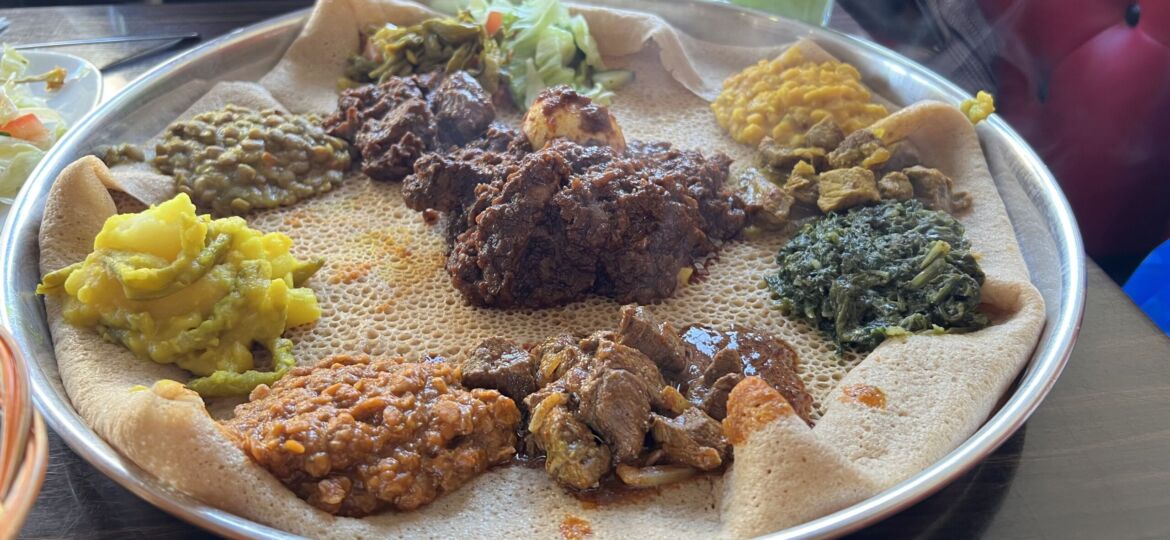 red sea restaurant london Ethiopian injera doro wat